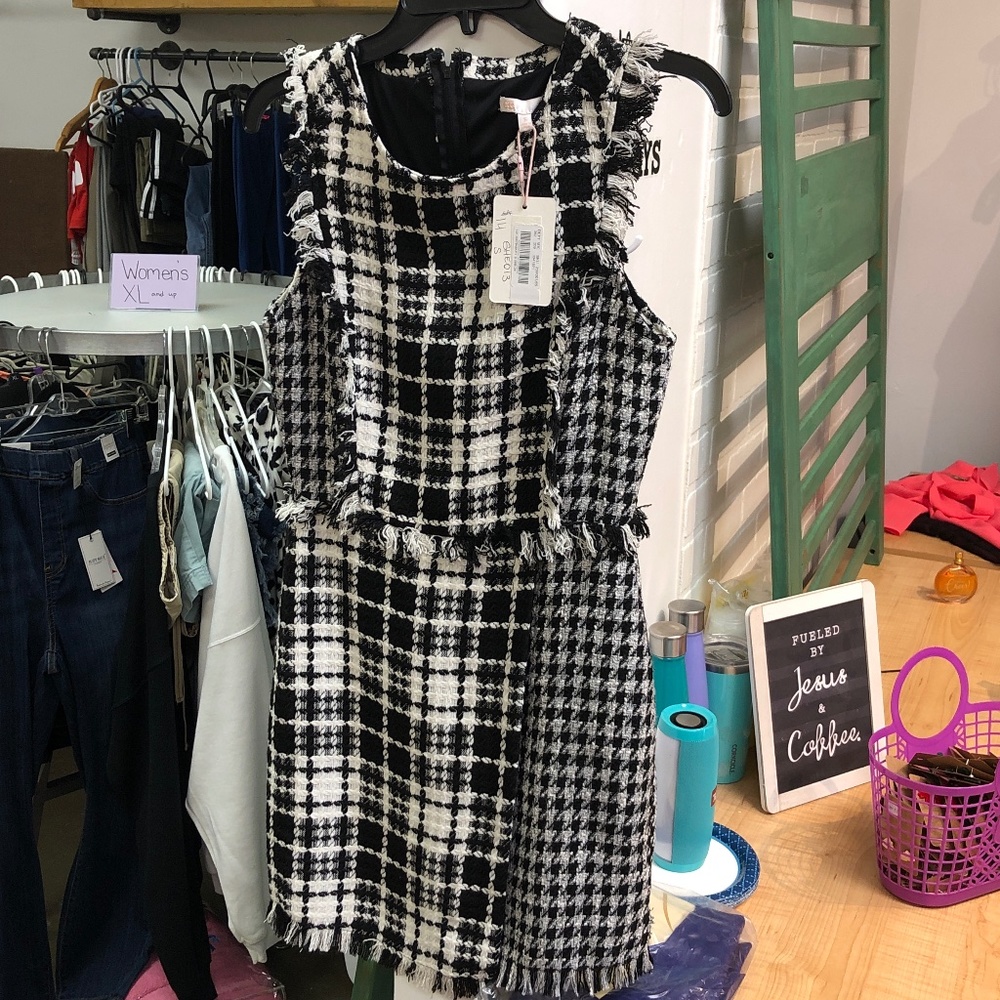 Houndstooth Dress